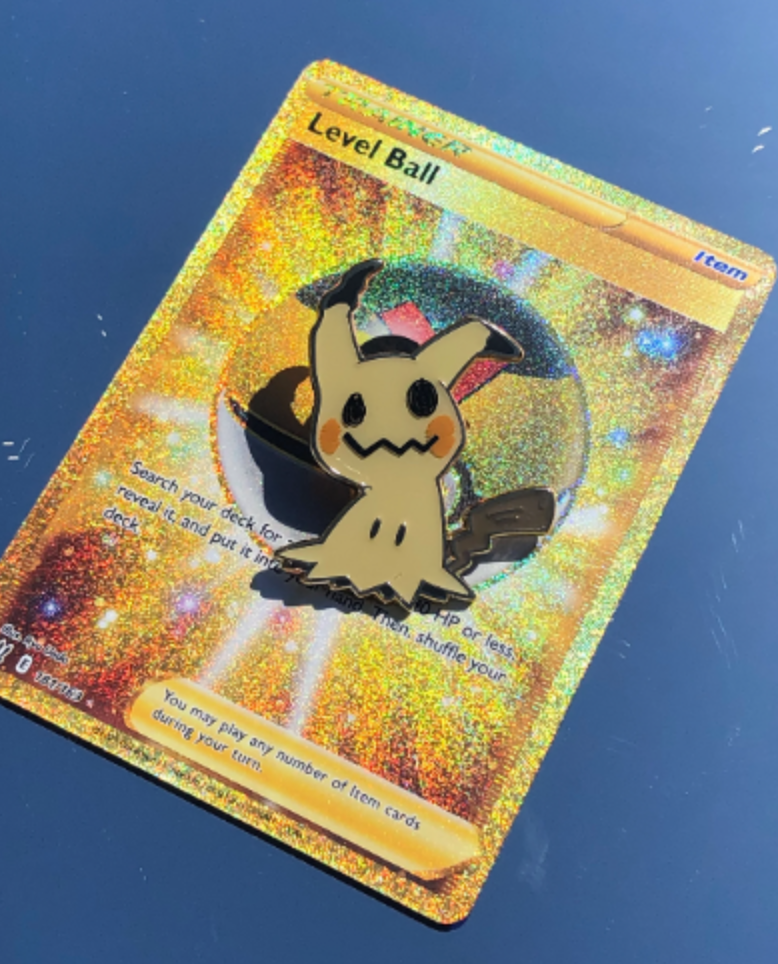 Mimikyu Pokmon Character Pin BmblBee Boutique Mimikyu Pokmon Character Pin BmblBee Boutique